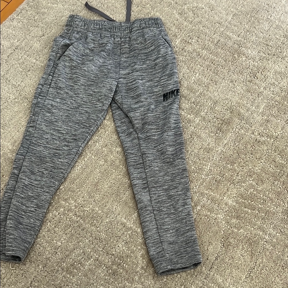 Nike Kids Dri Fit Heather Gray Sweatpants